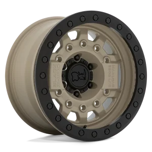 Black Rhino – AVENGER BEADLOCK – Desert Sand – 17″x8.5″ -32mm – All weather Wheels – 1785AVG-25127D71